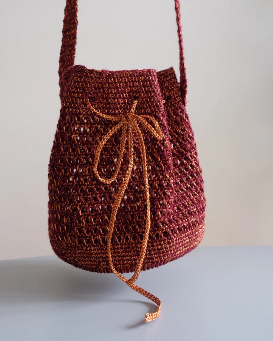 Alba Bucket Bag | Burgundy