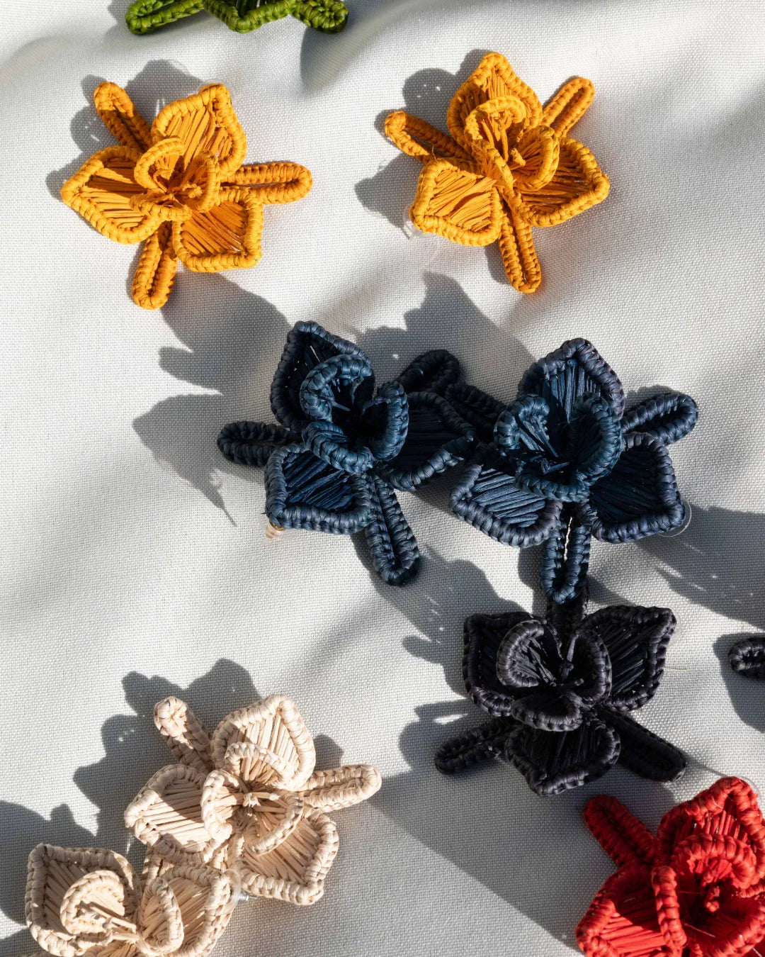 Pendientes Orquídea | Mostaza