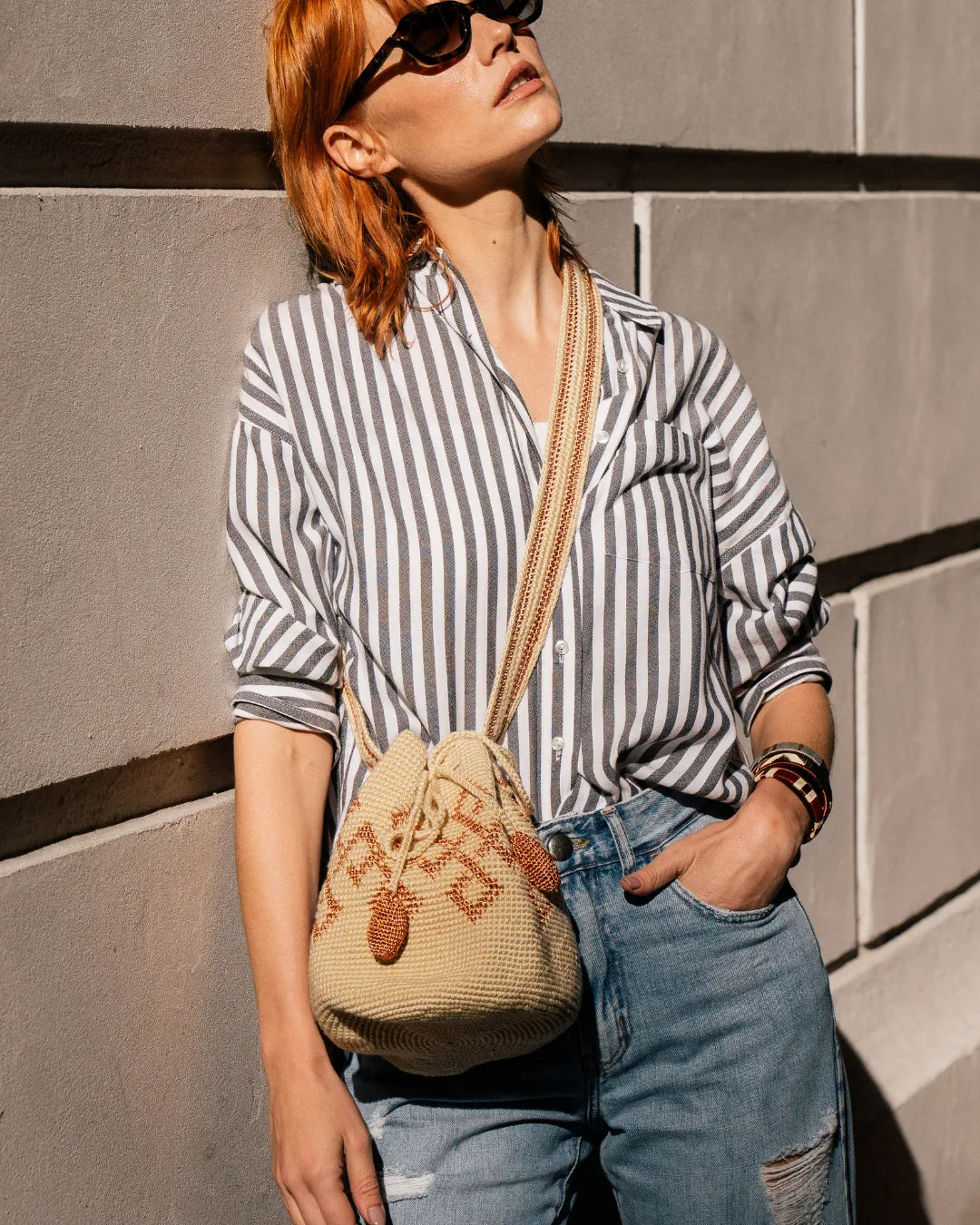 Bolso Bucket Sierra | Beige