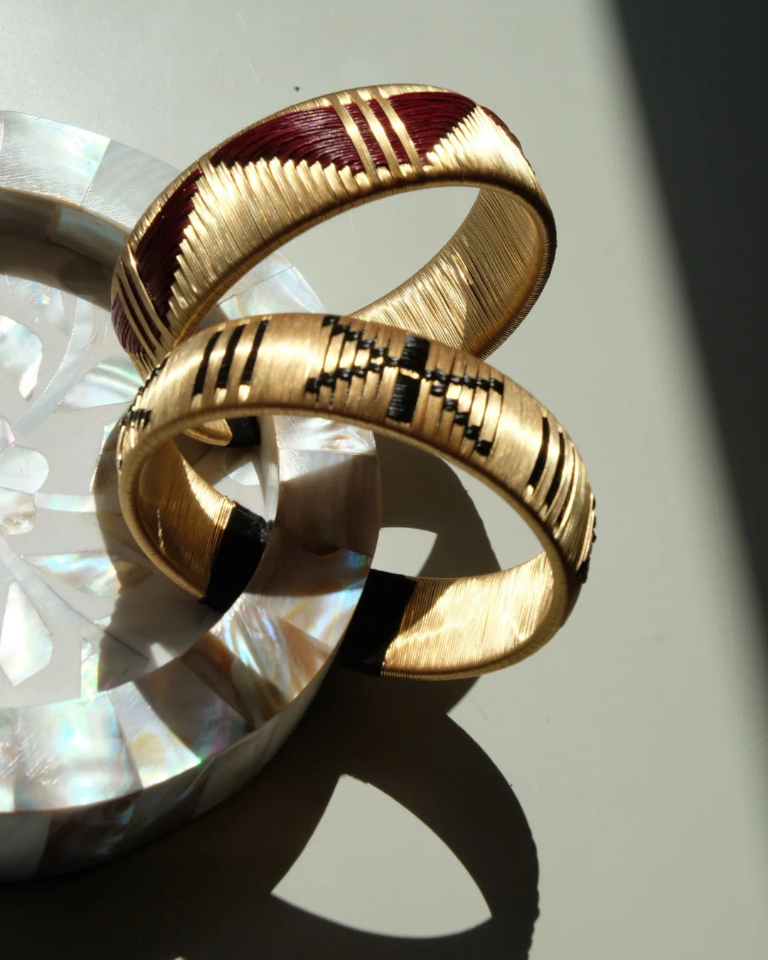 Pulsera Lorenza 2.0 | Dorado & Burdeos