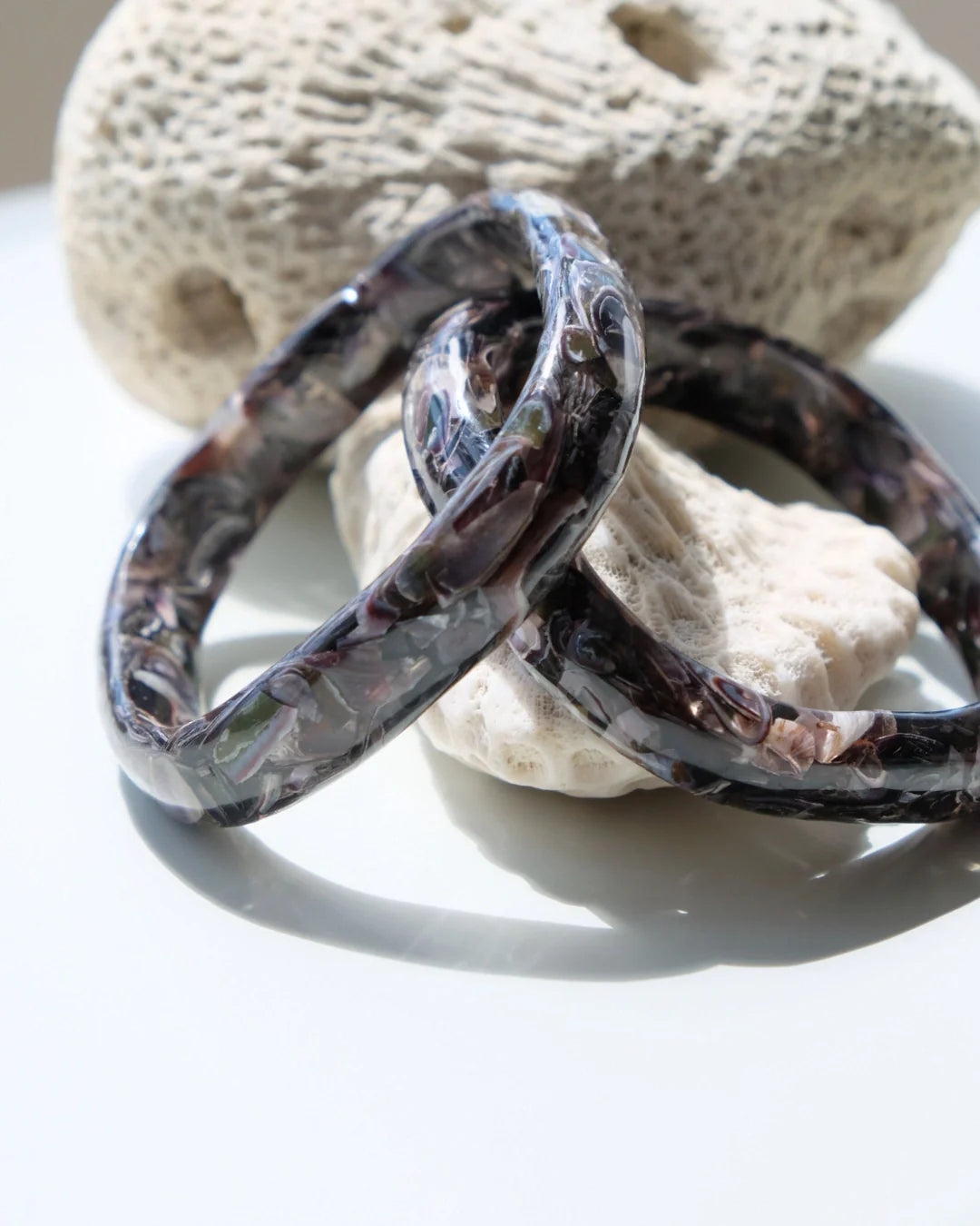 Pulseras Mencia (Set de 2) | Negro