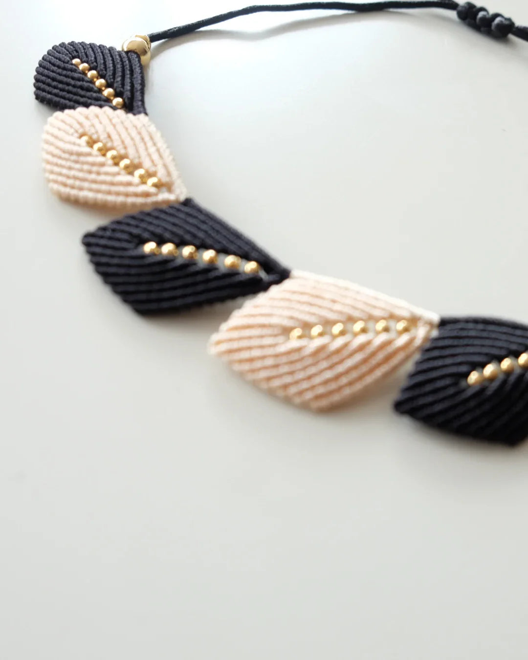 Collar Aura | Negro y Beige