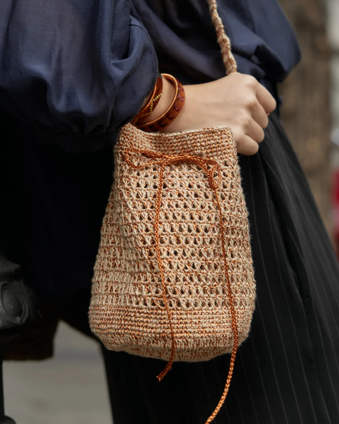 Alba Bucket Bag | Beige