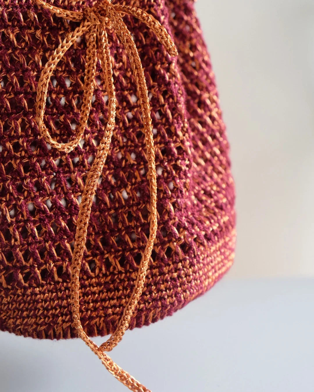 Alba Bucket Bag | Burgundy