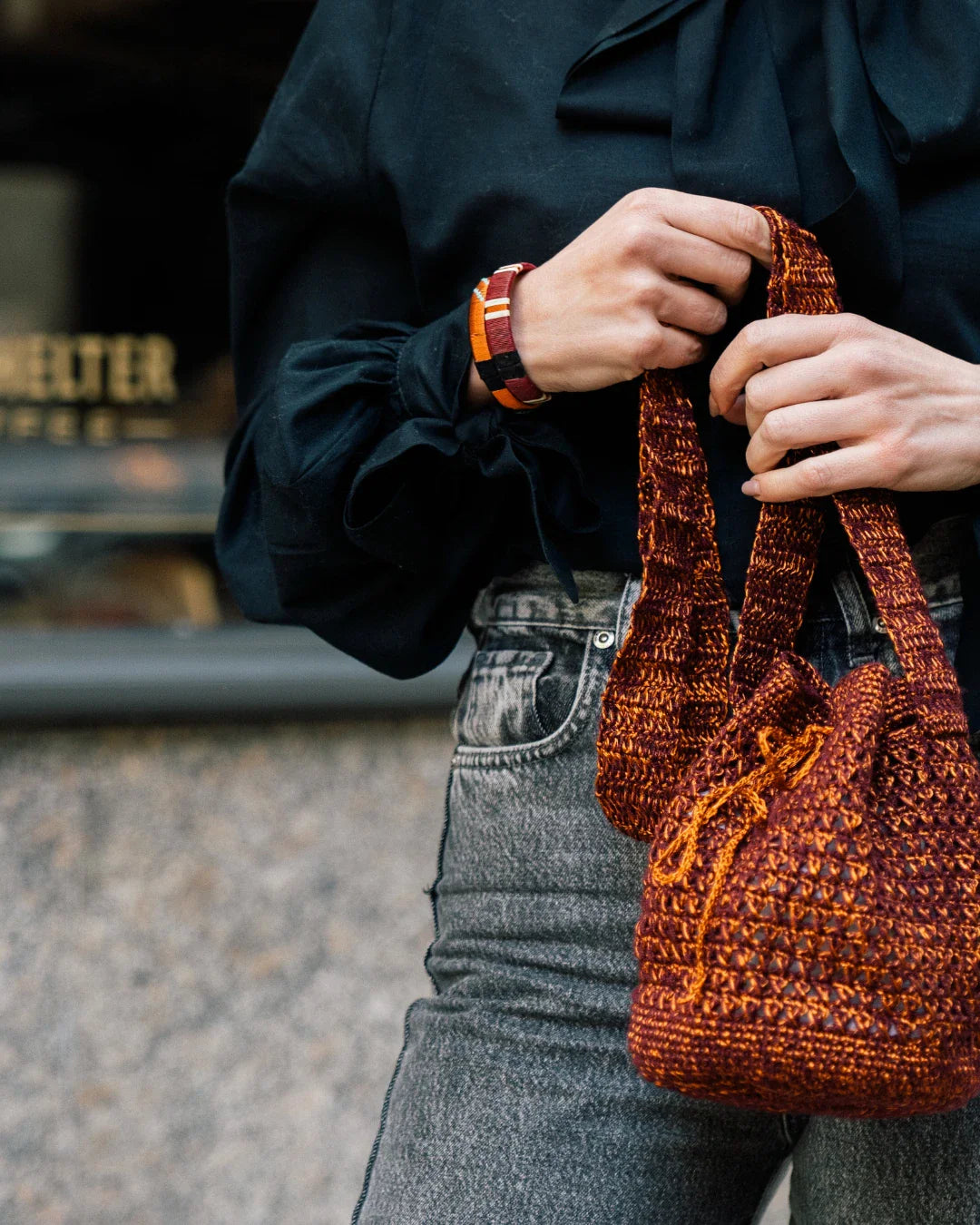 Alba Bucket Bag | Burgundy