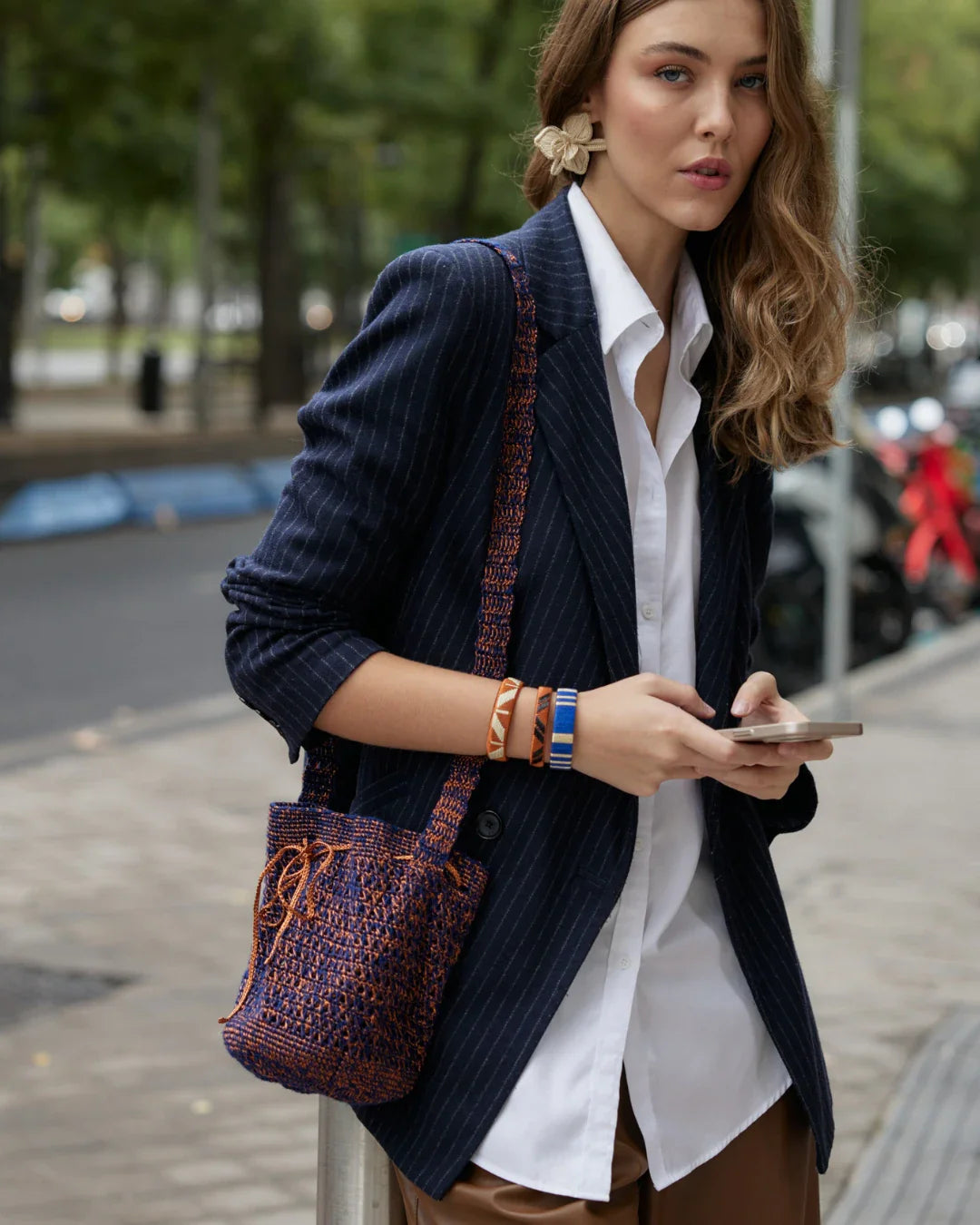 Alba Bucket Bag | Azul