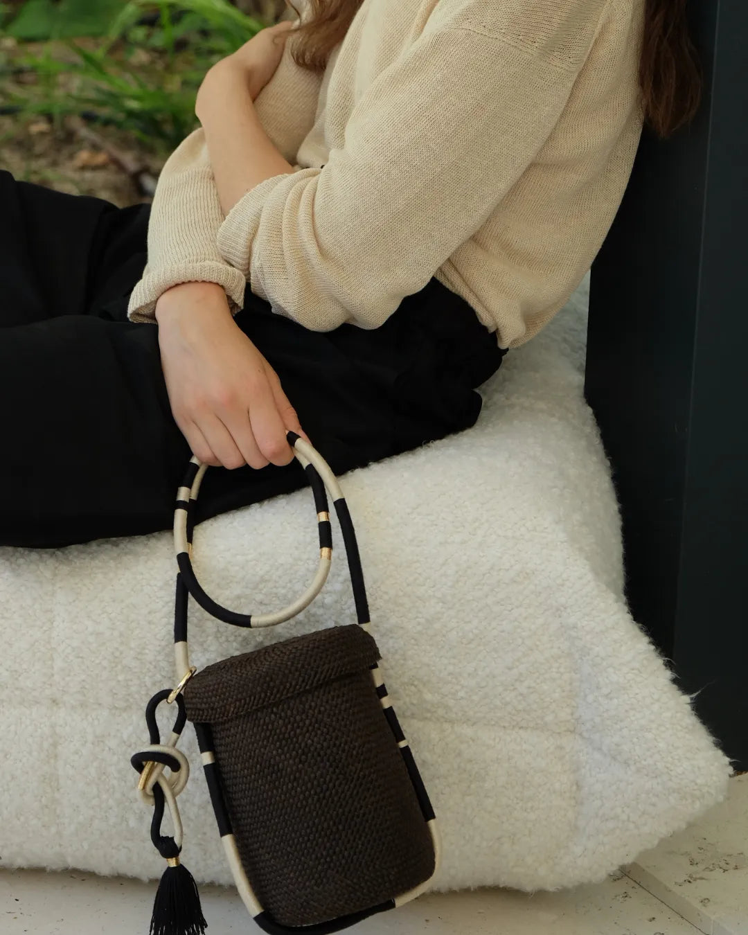 Bolso Cora | Blanco & Negro