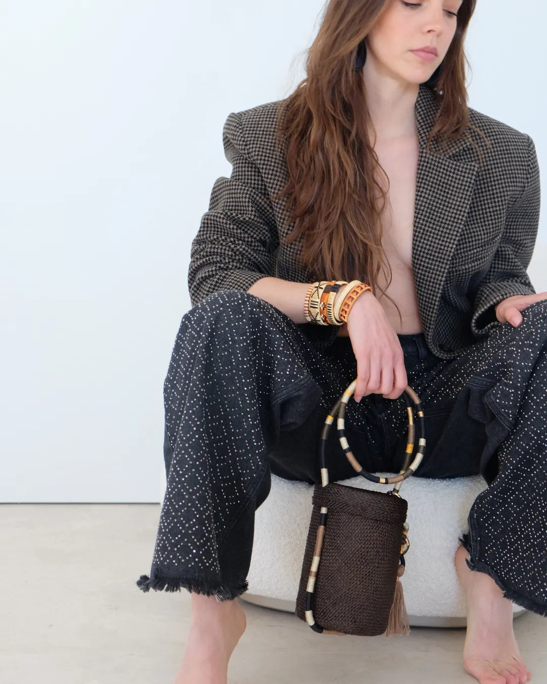 Bolso Cora | Negro & Mostaza