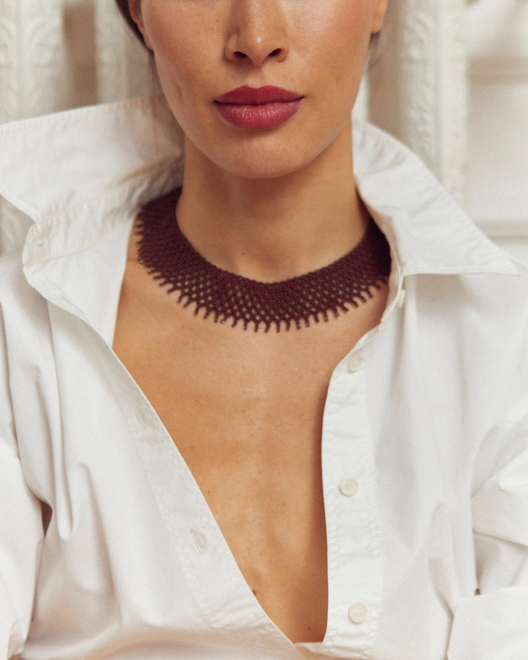 Collar Leticia | Vino tinto