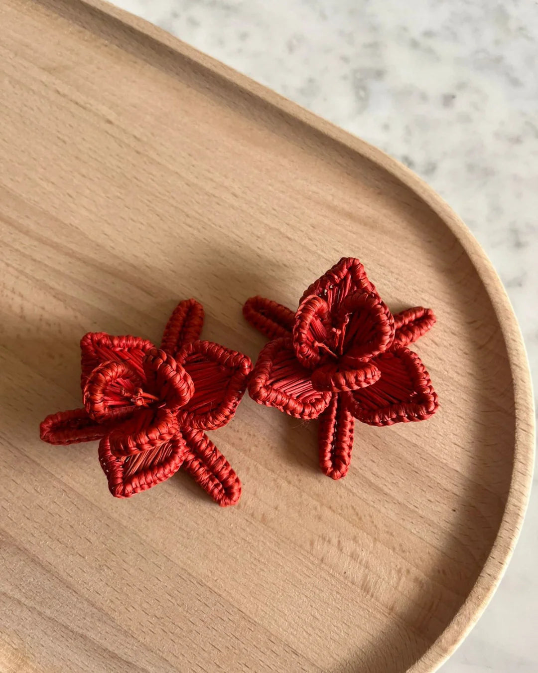 Aros Orquídea | Rojo