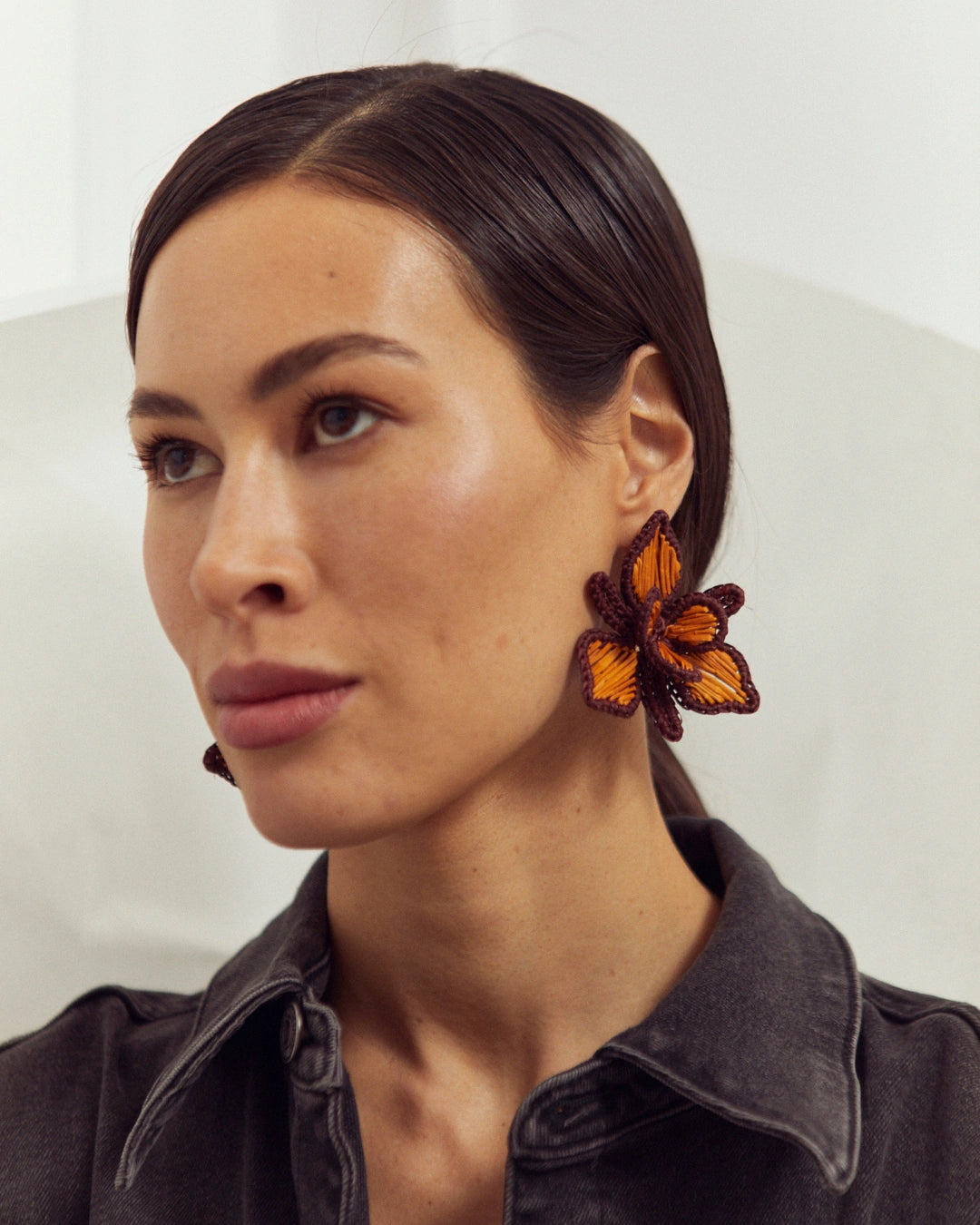 Aros Orquídea | Burgundy