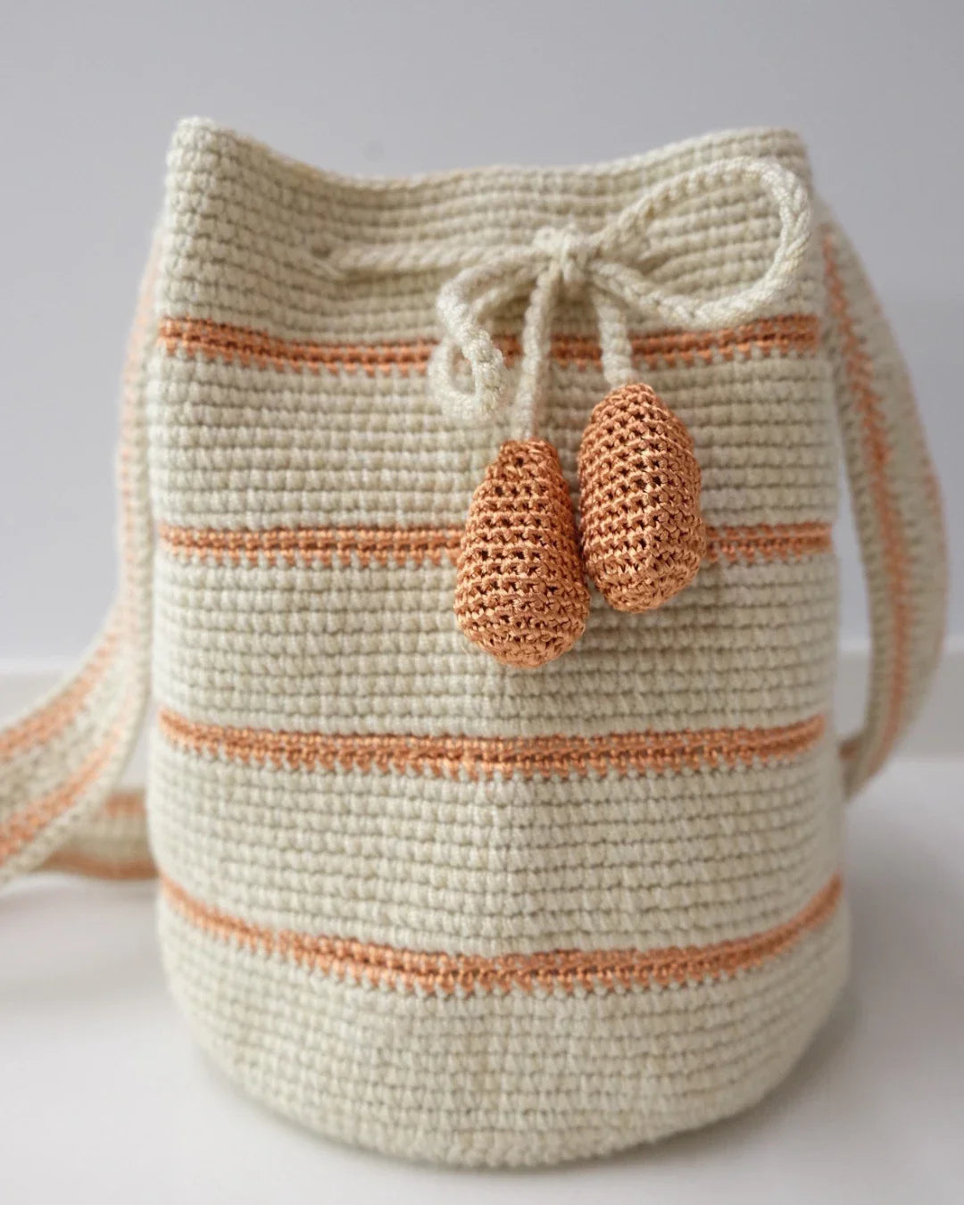 Bolso Bucket Viola | Beige